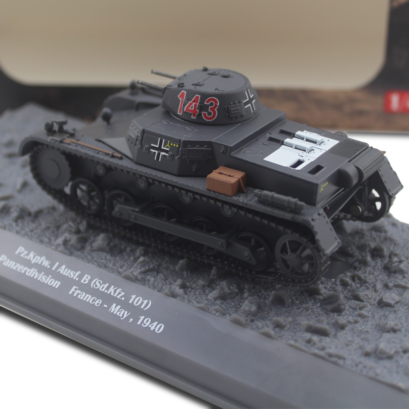 Details about   PZ KPFW I AUSF B SD KFZ 101 7 PANZERDIVISION FRANCE-MAY 1940 1/43 DIECAST TANK