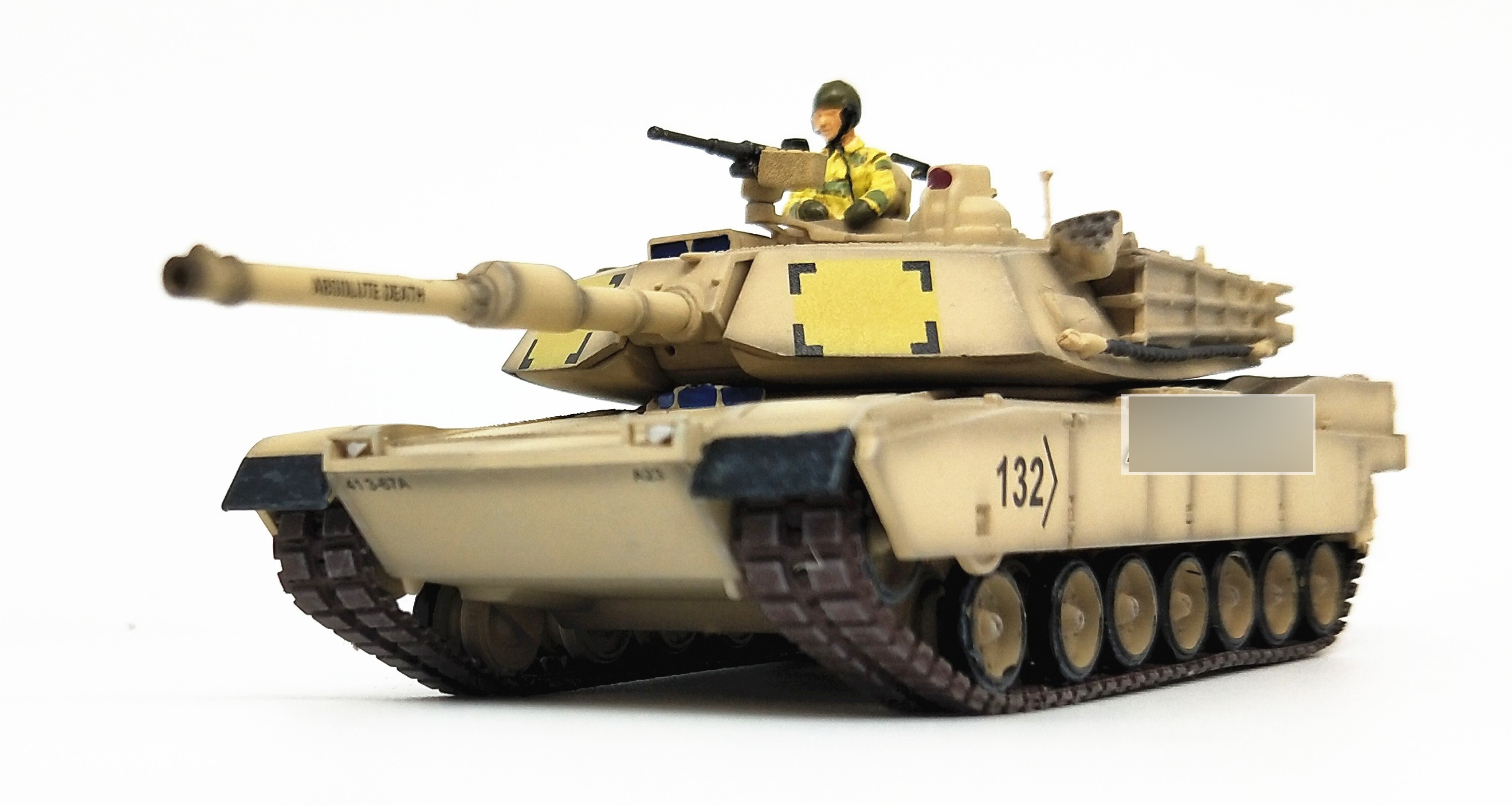 Tanks & Military Vehicles USA ABRAMS M1A2 Camouflage w/ A Soldier 1/72