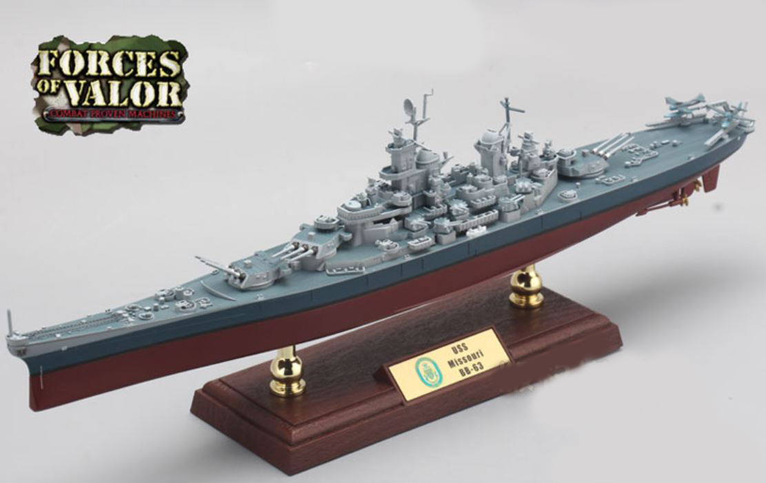 uss missouri diecast model