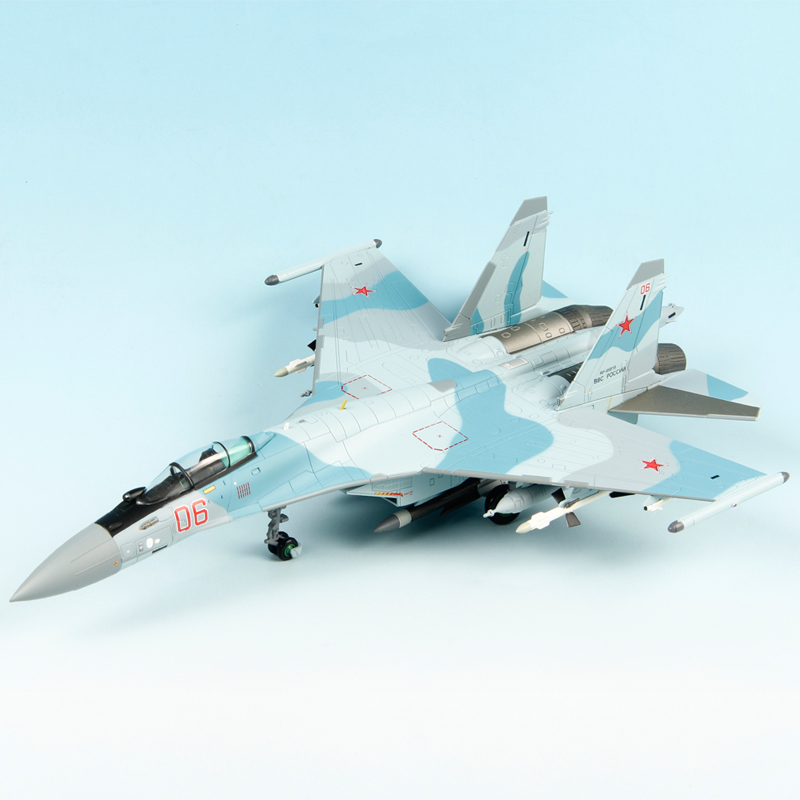 HOBBY MASTER Russian Su-35S Flanker E Red 06 1/72 diecast plane model ...