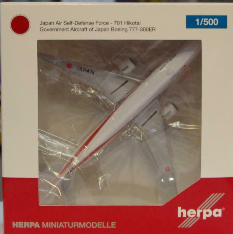 Neu Herpa 532778-1//500 Japan Air Self Defence Force Boeing 777-300ER