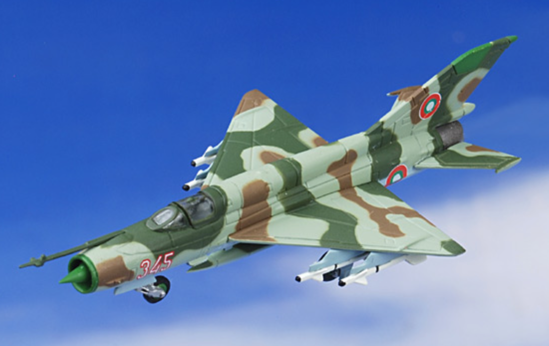 Herpa 1:200 552400 3rd Fighter Airbase Mikoyan mig-21mf Bulgarian Air Force