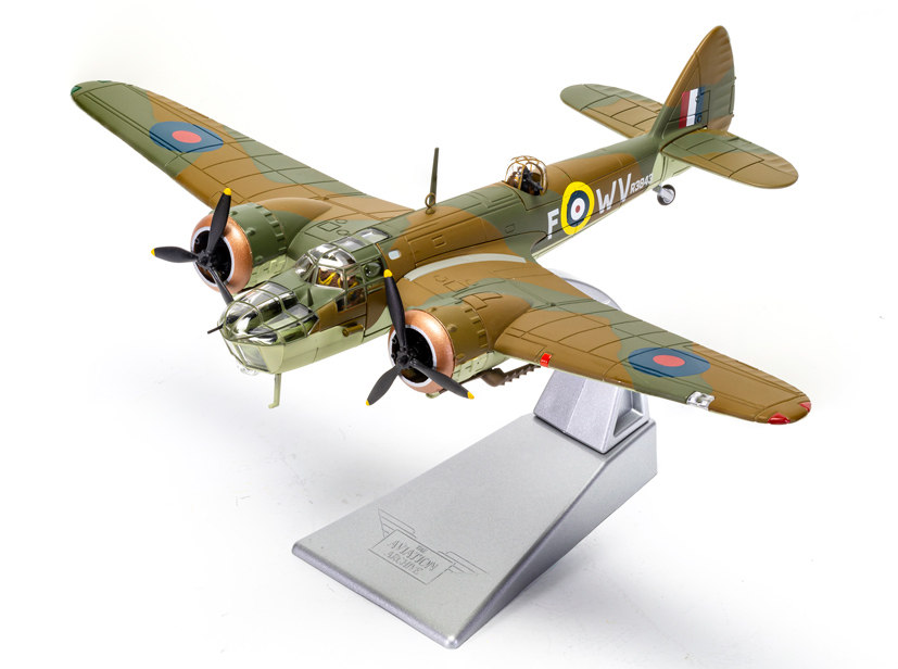 BRISTOL BLENHEIM Mk.IV R3843 F RAF No.18 SQUADRON 1/72 diecast