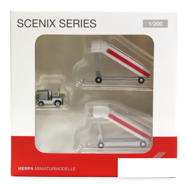 herpa SCENIX SERIES 空港アクセサリーI 19点セット Herpa Wings Scenix Airport Accessories Set I 1/500 Scale