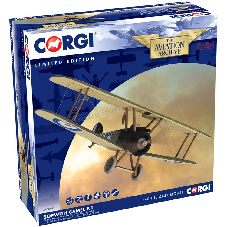 CORGI Sopwith Camel F 1 B6313 RAF No.139 Sqn 1/48 diecast