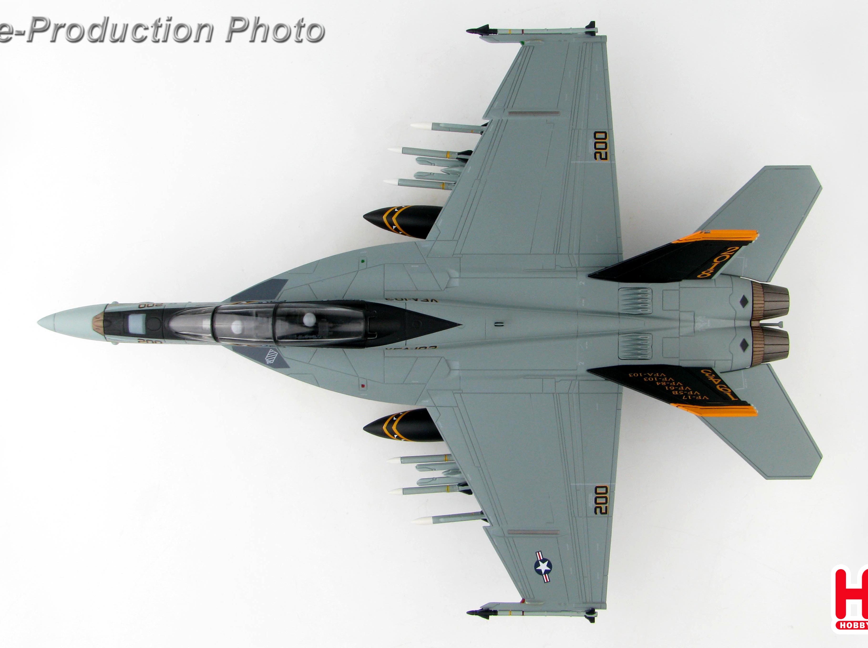 その他 F/A-18F Super Hornet VFA-103 1/72 HM F/A-18F Super Hornet 168493, VFA-103, USS Lincoln 1/72 diecast