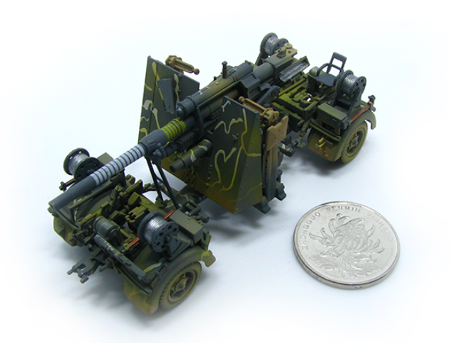 88mm ガンファンク　36/37 German 88mm Flak 36/37 Overall Grey Gun and Carriage