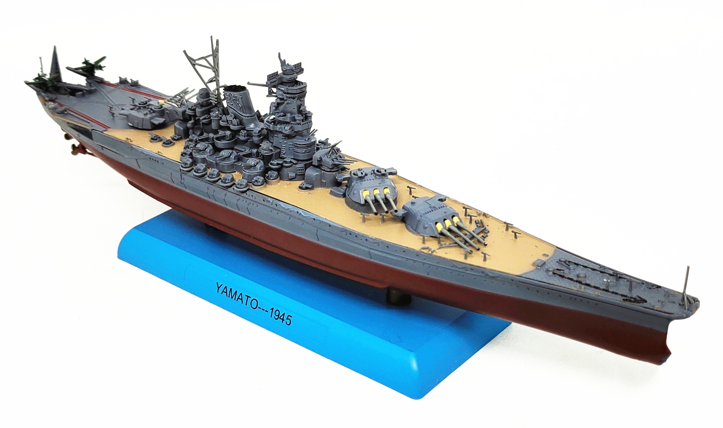 Japanese Yamato Battleship Upgraded Version 1 1000 Diecast Model Ship 