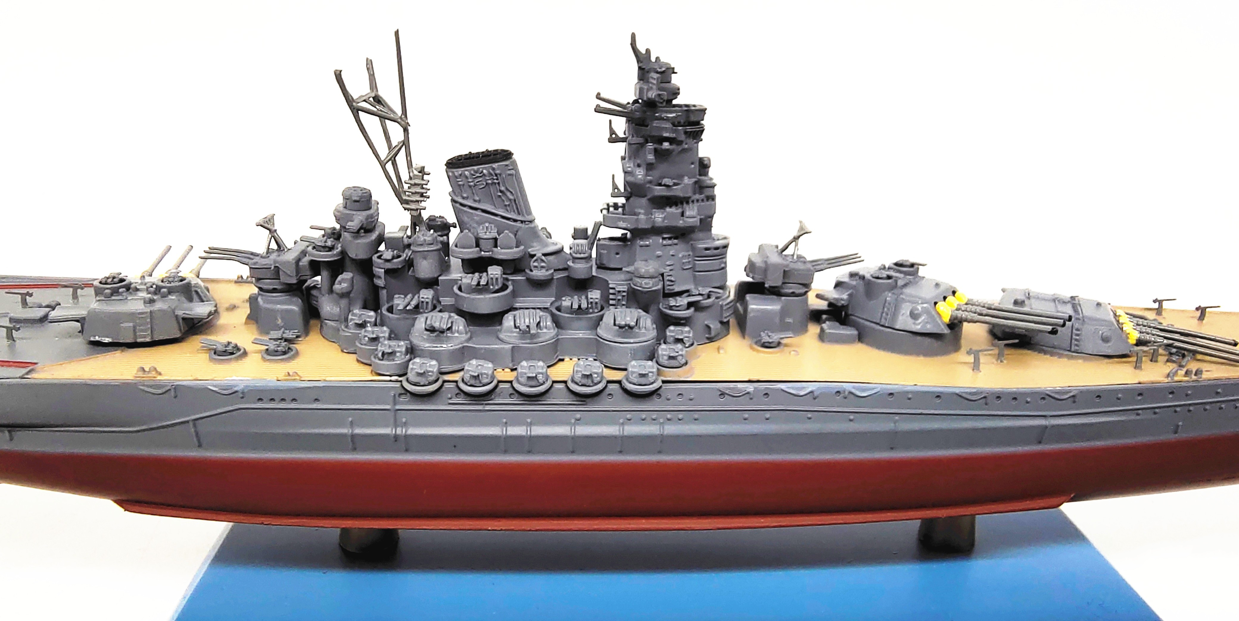 Japanese Yamato battleship Upgraded Version 1/1000 diecast