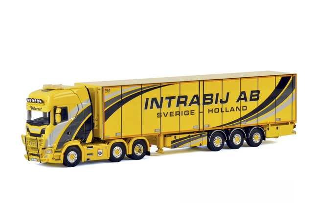 自動車 WSI 01-2763 SCANIA TOPLINE+TRAILER 1/50 01-2763 Scania 1:50, Streamline Topline Reefer Trailer