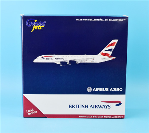 BRITISH AIRWAYS A380 1/400 中古Gemini jets GeminiJets British Airways Airbus A380 G-XLED 1/400 Aircraft