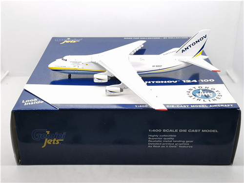 GeminiJets Antonov AN-124 large transport plane UR-82027 1