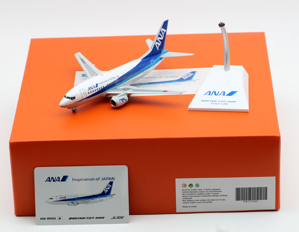 JC Wings Ana Wings for Boeing B737-500 JA301K 1/200 Aircraft