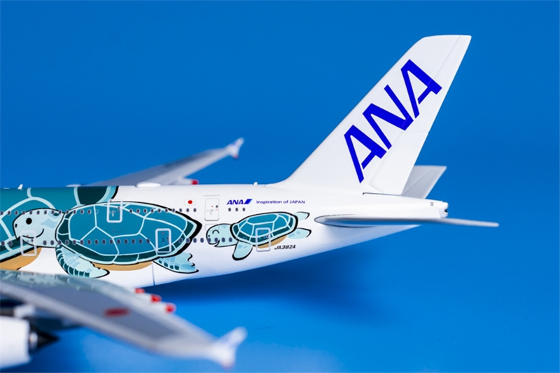 Phoenix ANA Inspiration of JAPAN Green turtle Airbus A380