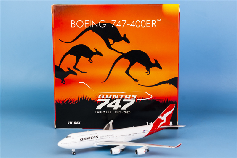 QANTAS Boeing 747-400 限定版 1:400スケール ScaleModelStore.com :: JC Wings 1:400 - XX40491 - Qantas