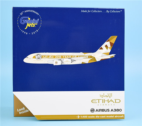 [値下げ]ETIHAD航空AIRBUS A380 1/400 1:400 Aviation ETIHAD AIRBUS A380-800 Passenger Airplane