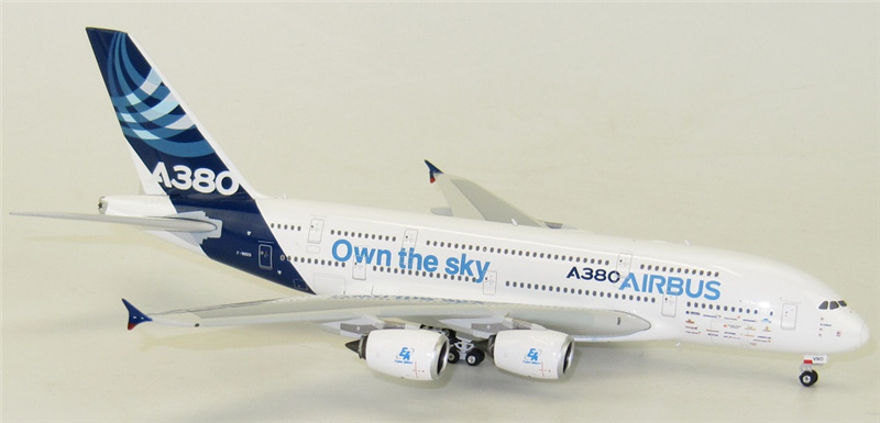 Phoenix Own the sky for Airbus A380 F-WWDD 1：400 DIECAST