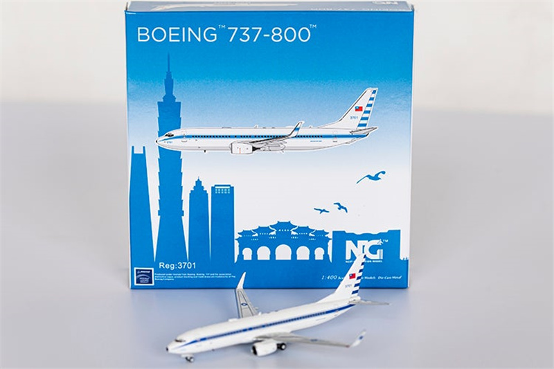 NG MODEL Taiwan for Boeing B737-800 3701 1/400 DIECAST plane