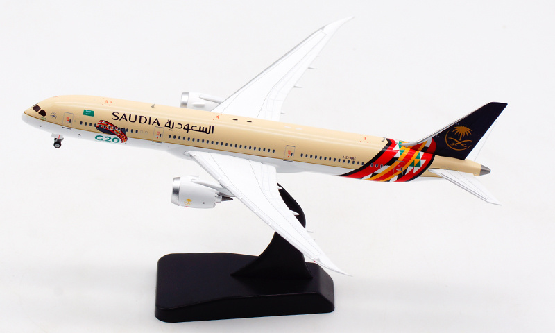 JC Wings Saudia For Boeing B787-9 HZ-ARF G20 1:400 DIECAST plane