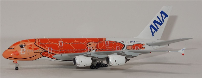 JC Wings ANA A380 JA383A 1:400 全日空 JC Wings ANA Airbus A380 JA383A “Flying Honu - Ka La Livery