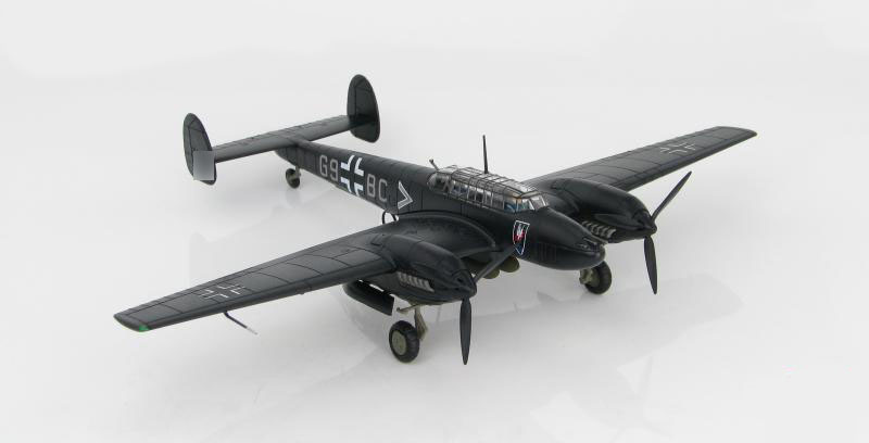 ★未開封美品★BF110G-2 1/72 ドイツ空軍HOBBY MASTER♪ HOBBY MASTER 1/72 Messerschmitt Bf 110E Luftwaffe II/NJG1 G9
