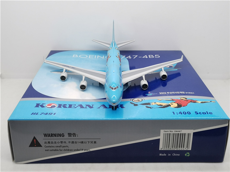 Phoenix Korean Air FOR BOEING B747-400 HL7491 1/400 DIECAST