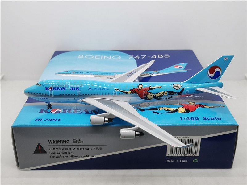 1/100 大韓航空 Korean Air B747-400 模型 1/100 B747-400 コリアン 大韓航空 HL7477 ASIA SPECIALITY