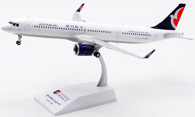 マカオ航空 Air Macau 飛行機モデル a321neo マカオ航空 Airbus A321neo B-MBT 関西国際空港 航空フォト | by