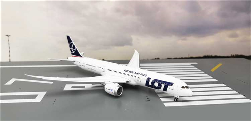 Jcwings 1/400 LOTポーランド航空787-9フラップダウン - メルカリ