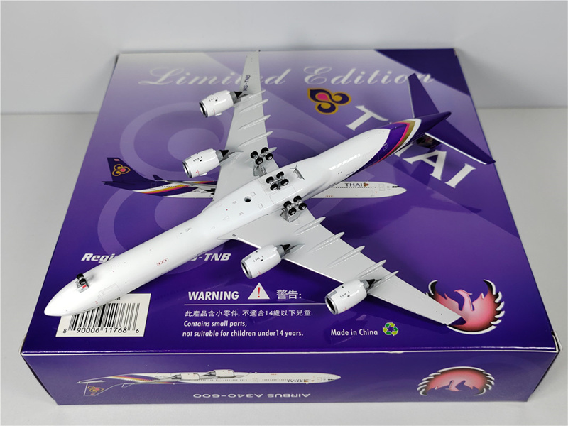 THAI AIRBUS A340-600 1:400 スケール Phoenix Highly detailed Phoenix diecast model airplane Thai Airways