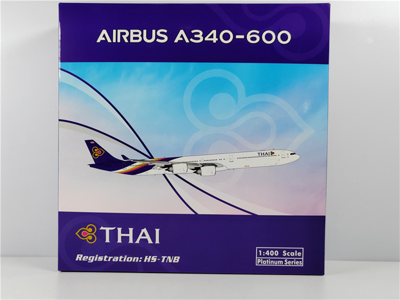 THAI AIRBUS A340-600 1:400 スケール Phoenix Thai Airways Airbus A340-600 HS-TNB Phoenix PH4THA2337 11768