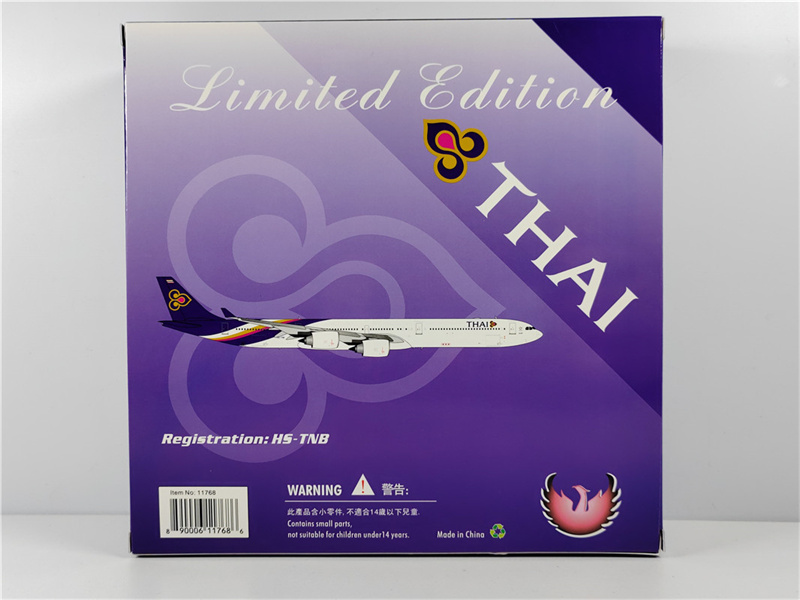 THAI AIRBUS A340-600 1:400 スケール Phoenix Phoenix THAI FOR AIRBUS A340-600 HS-TNB 1:400 DIECAST