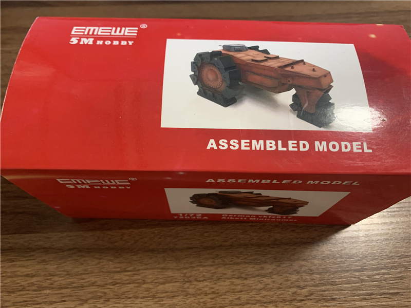 for 5M HOBBY German vkfz617 Alkett Miniraumer 1/72 RESIN