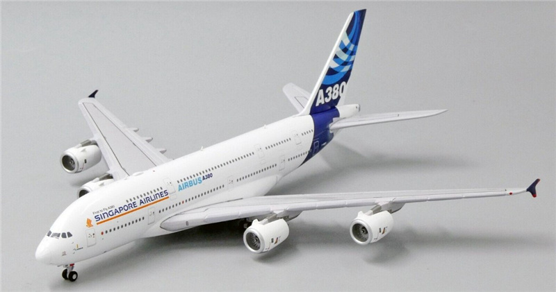 JC Wings Singapore Airlines FOR AIRBUS A380 F-WWOW 1:400 Plane Pre