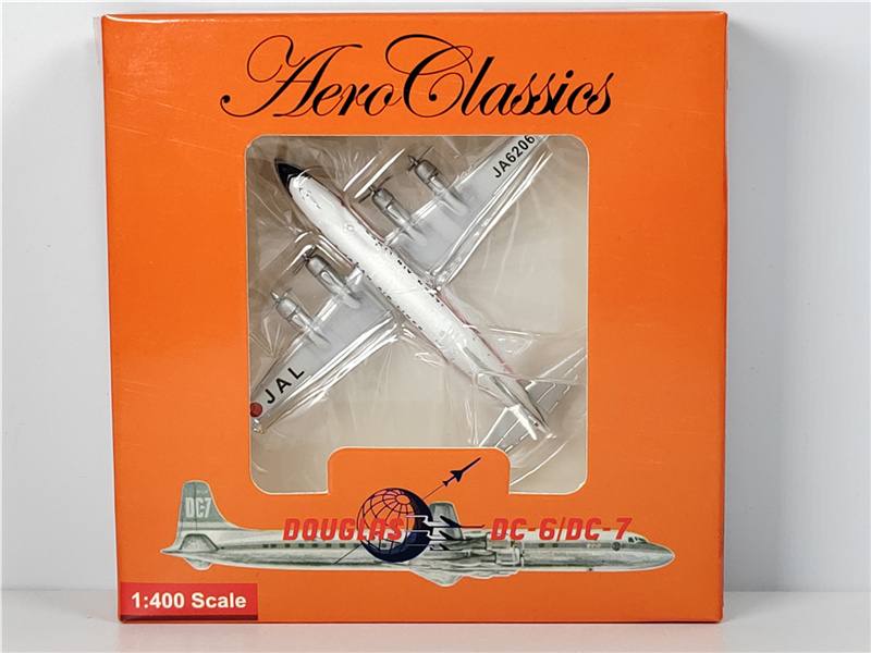 飛行機　模型 AeroClassics Japan Airlines For Douglas DC-6 JA6206 1/400