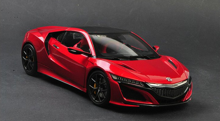 フィナンシェ for Kengfai FOR HONDA For ACURA NSX Pearlescent red 1/18