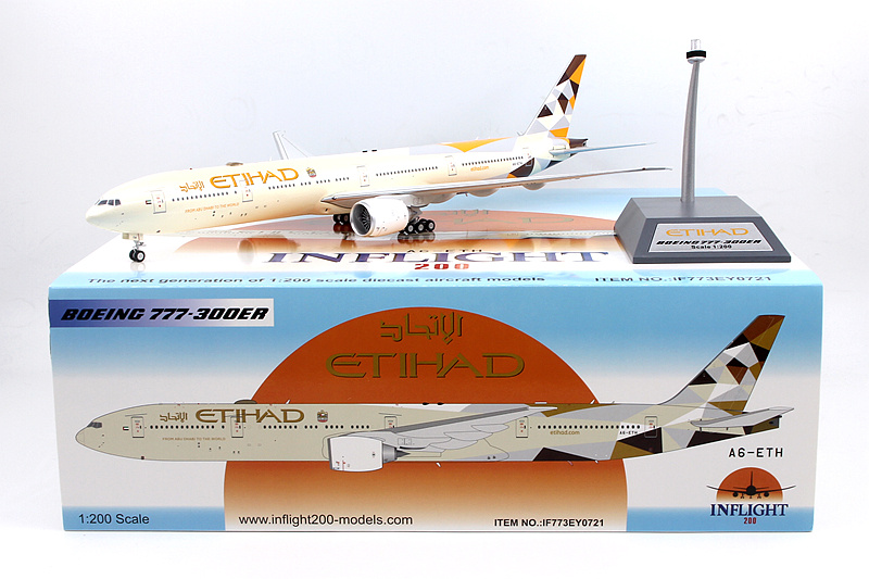 航空機・ヘリコプター JCwings 1/200 ETIHAD B777-300ER A6-ETQ JC Wings 1:200 Etihad 777-300ER 