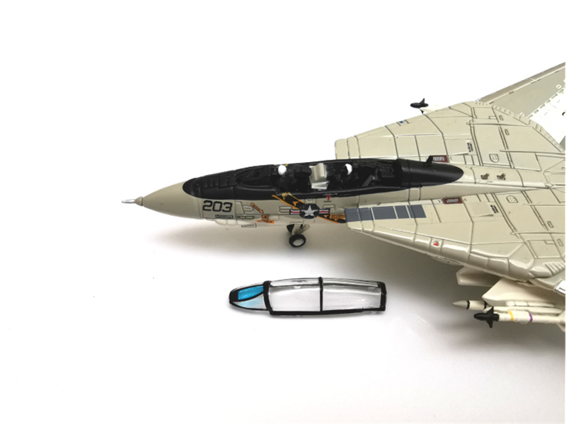 Avion Militaire Grumman F-14A Tomcat USN VF-41 Black Aces - Maquette Diecast 1/144 Century Wings - Neuf