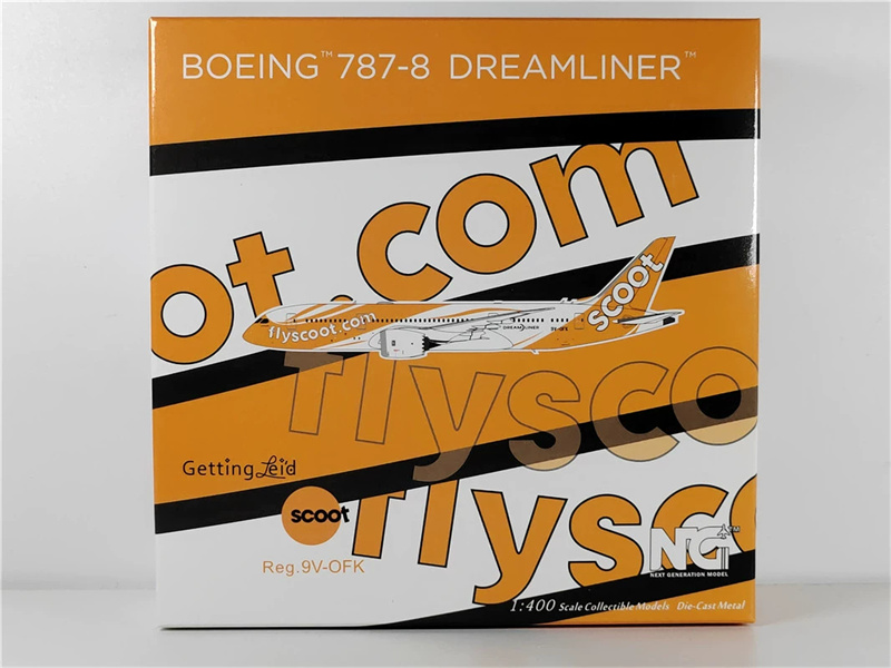 NG Models Scoot for BOEING B787-8 9V-OFK flyscoot DREAMLINER
