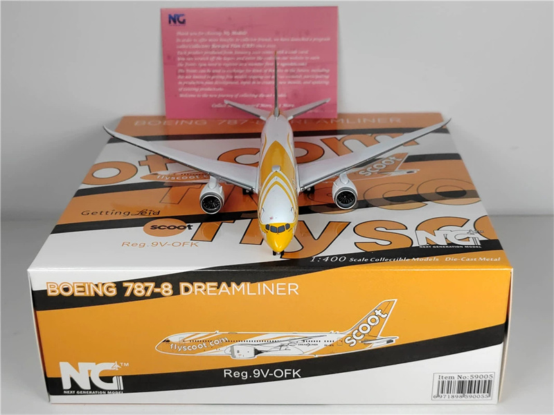 航空機・ヘリコプター NG model 1/400 Scoot B787-8 ScaleModelStore.com :: NG Models 1:400 - 59005 - Scoot
