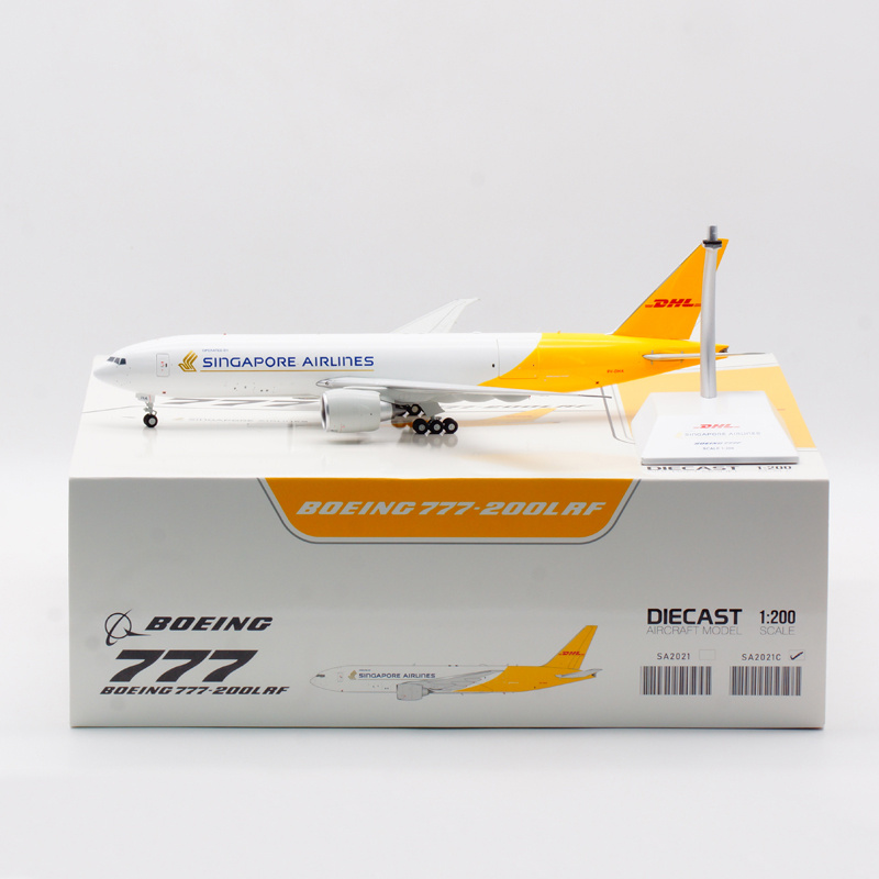 DHL SINGAPORE AIRLINES 777-200LRF シンガポール Third Boeing 777F Delivered To DHL-Singapore Airlines