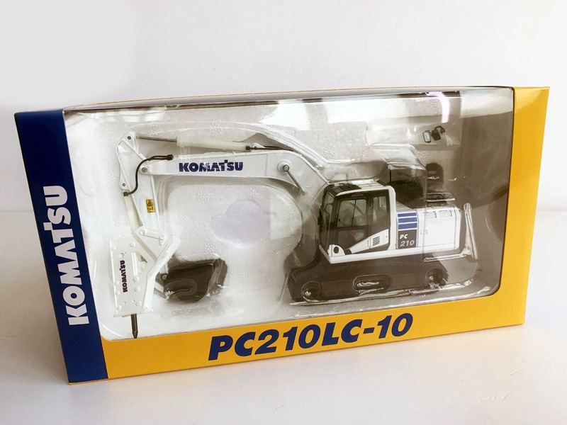 ミニカー 1/50 コマツ PC210-10 限定版 ホワイト ミニカー 1/50 コマツ PC210-10 限定版 ホワイトΩ