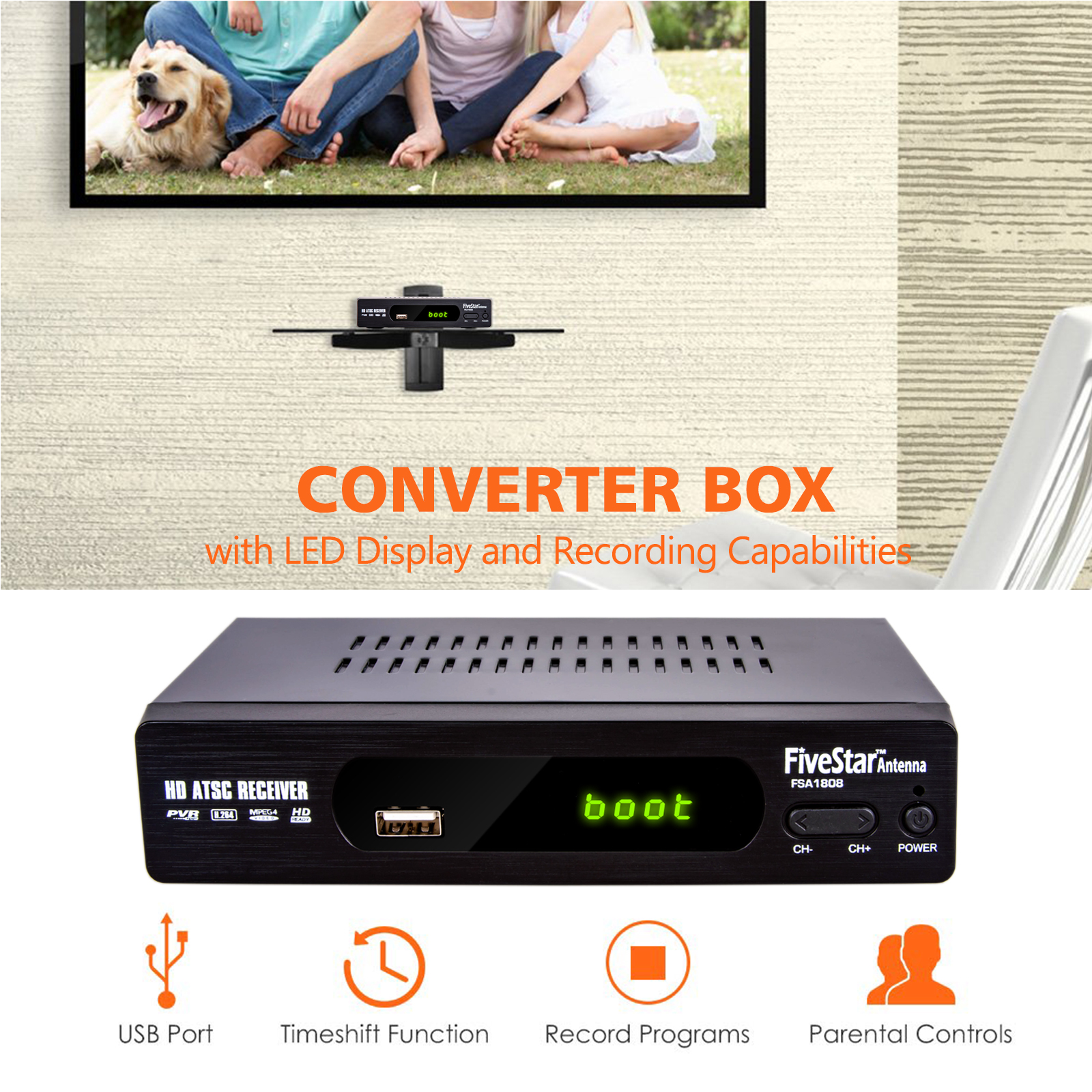 digital to audio converter for tv
