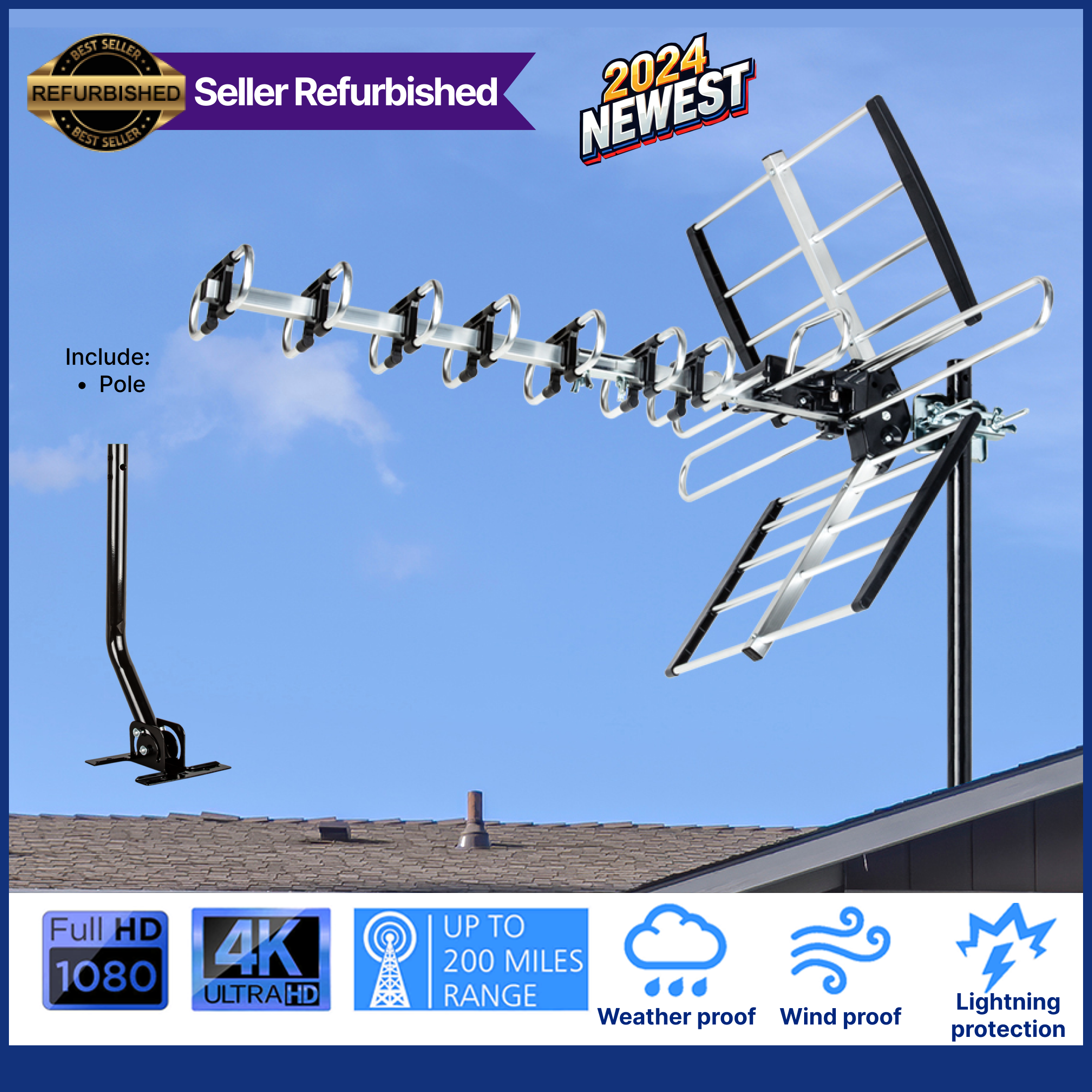 Outdoor Tv Antenna Long Range