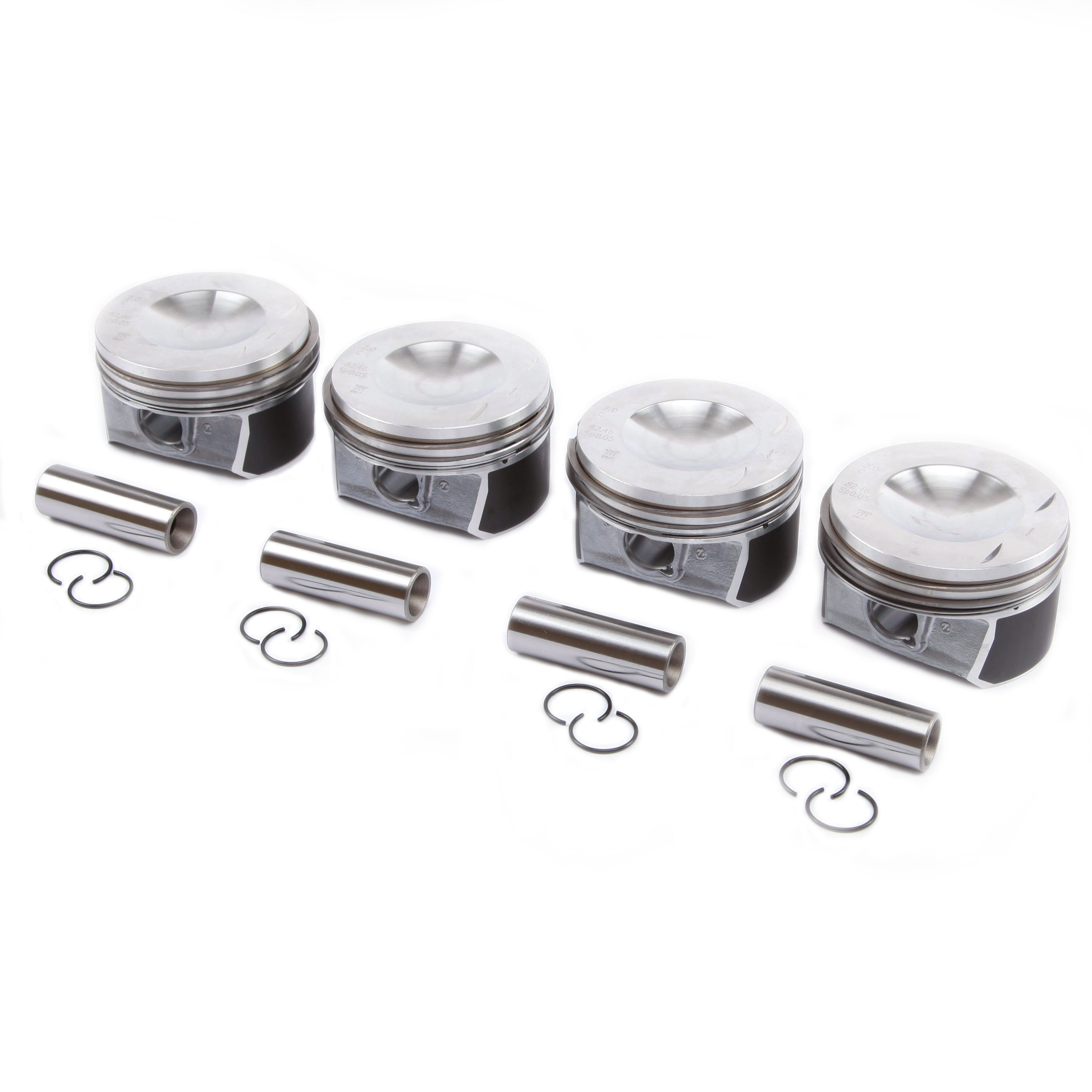 Engine Cylinder Overhaul Set Pistons&Rings 82.5mm Fit For VW Golf AUDI ...