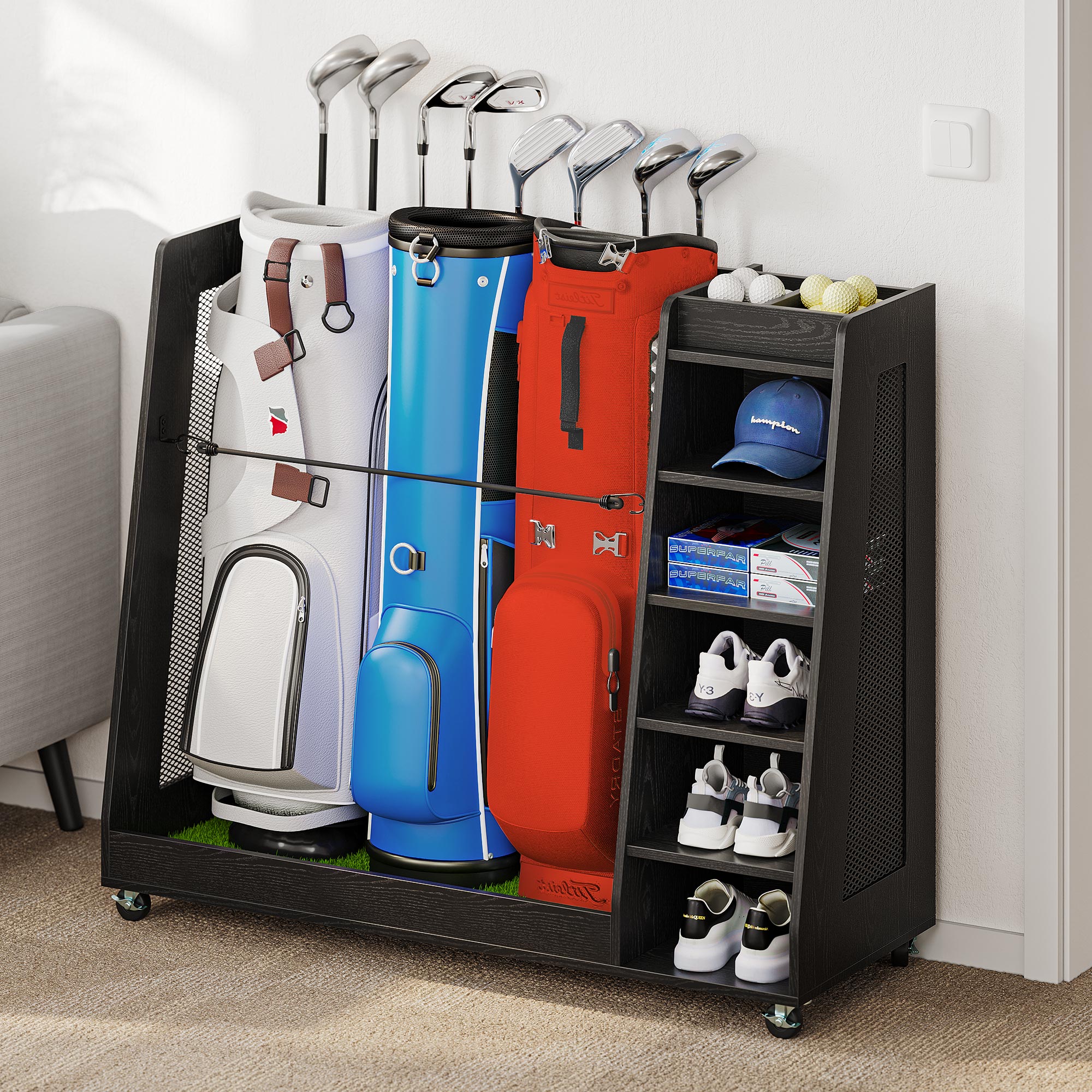 6 Best Golf Bag Storage Organizer Racks for Your Garage