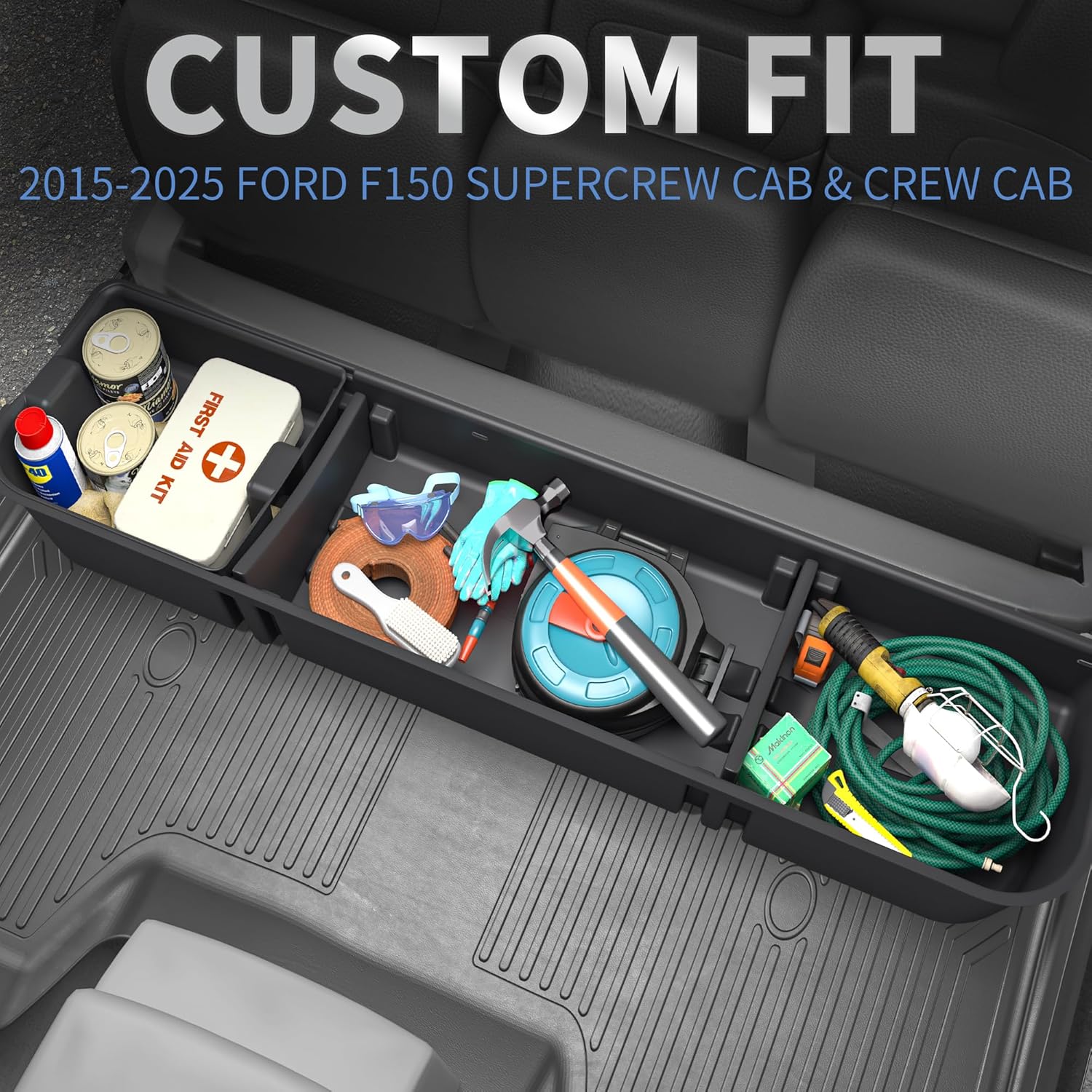 2017-2025 Ford F-150 Kit - Floor Contour Mat ml3z1613300aa