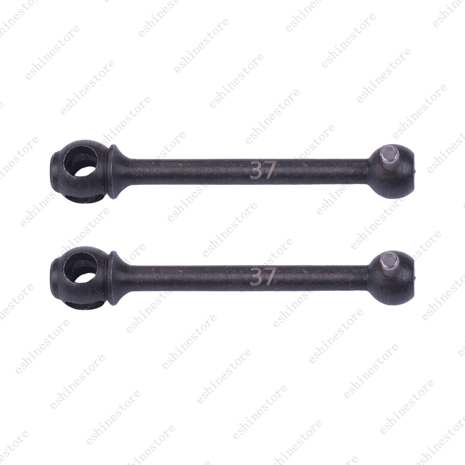 1 Set Two-Stage Carbon Steel CVD Drive Shaft Set for RC Cars 37/39/42mm Optional