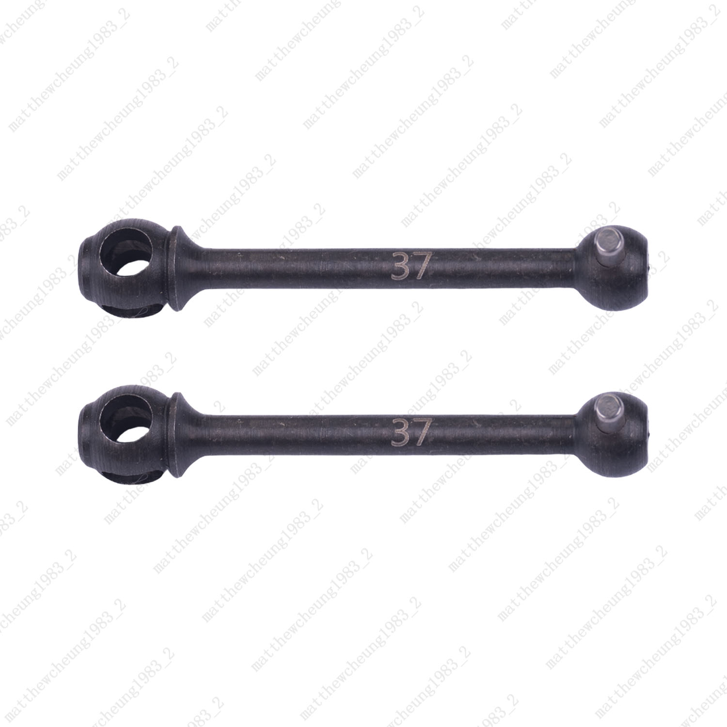 1 Set Upgrade Two-Stage Carbon Steel CVD Drive Shaft for RC 37/39/42mm Optional