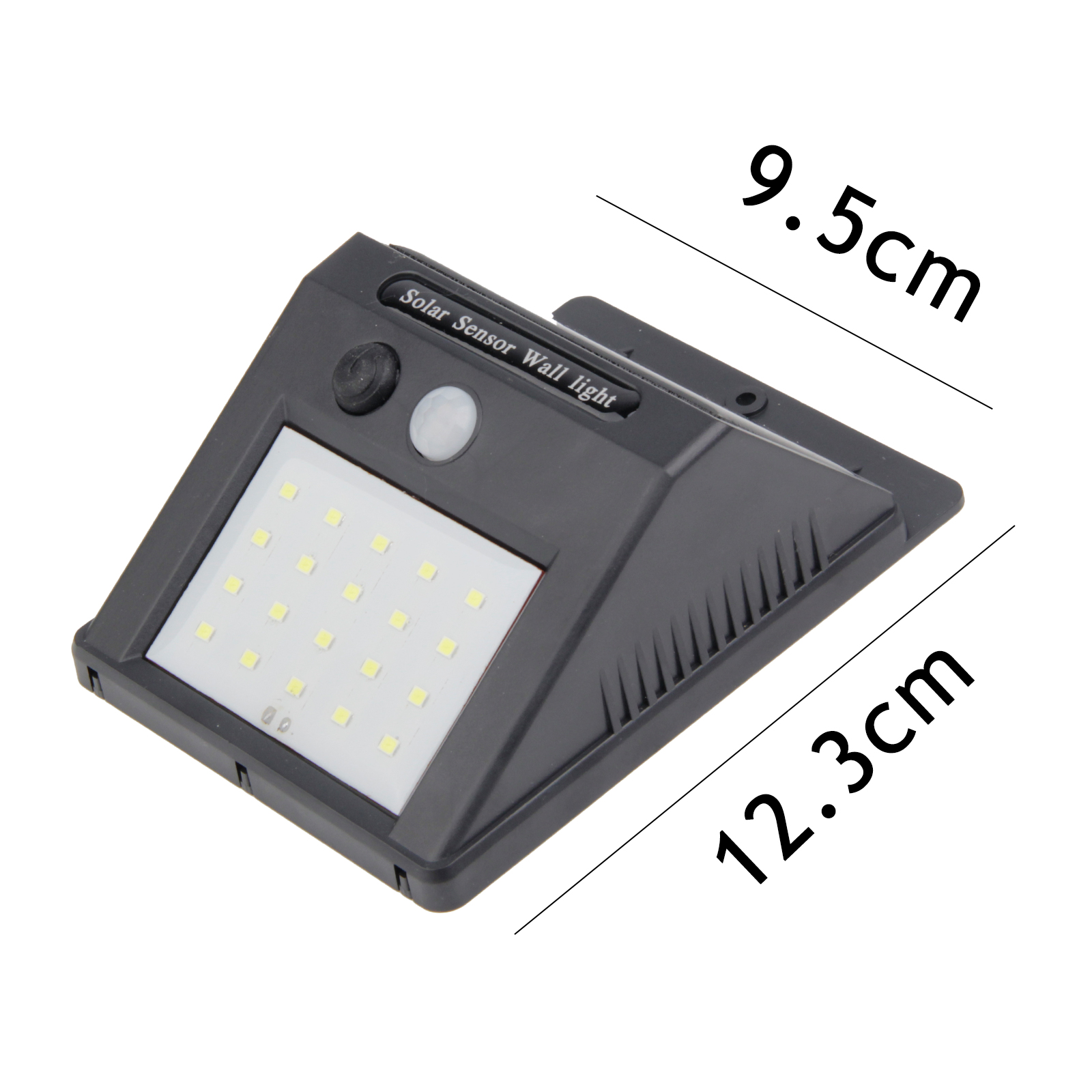 4x Solarleuchte Gartenlicht Solar Lampe Wandlampe Bewegungsmelder